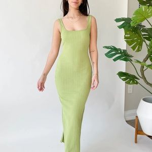 Grey Bandit Green Spring Forward Dress